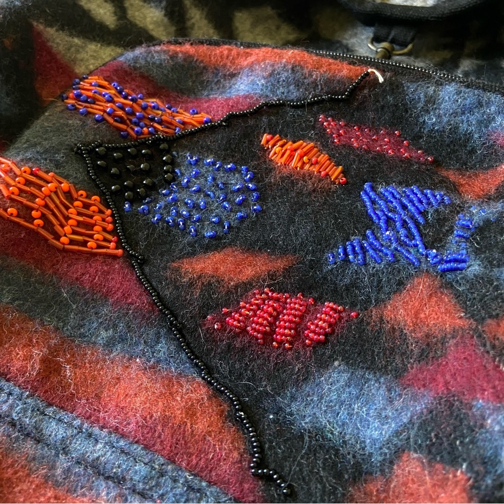 Wool Aztec Print Backpack - Picture 4 of 8